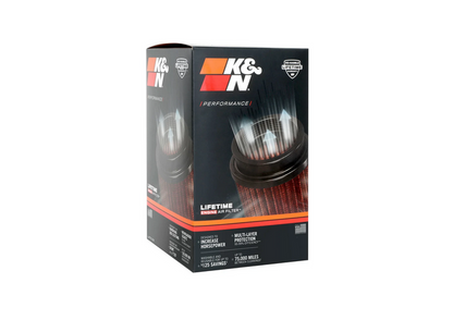 K&N High Flow Universal Air Filter 3.5in inlet / 5.75in Base / 3.75in Top / 6in Height