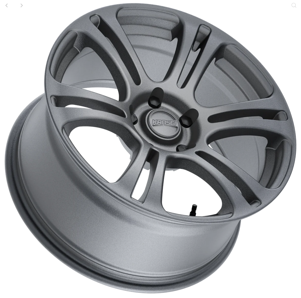 Kansei K16G Neo 18x9.5in / 5x114.3 BP / 22mm Offset / 73.1mm Bore - Gunmetal Wheel
