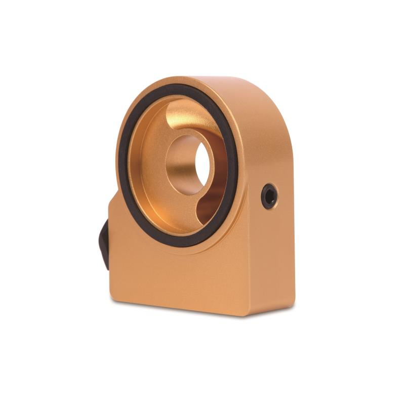 Mishimoto M20 Oil Sandwich Plate with Thermostat - Gold