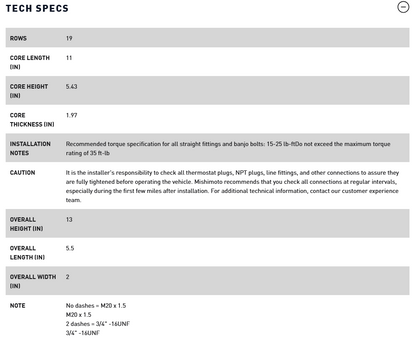 Mishimoto Universal 19 Row Oil Cooler Kit - Silver