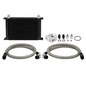 Mishimoto Universal 19 Row Oil Cooler Kit - Black