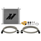 Mishimoto Universal 34 Row Oil Cooler Kit with Thermostat - Silver