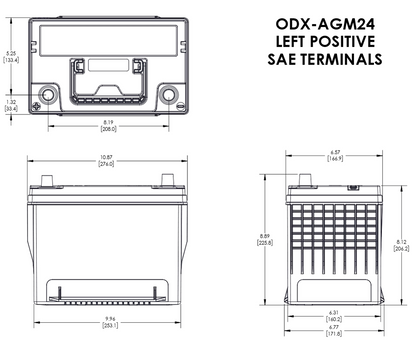 Odyssey Battery Extreme ODX-AGM24 (NSB-AGM24)