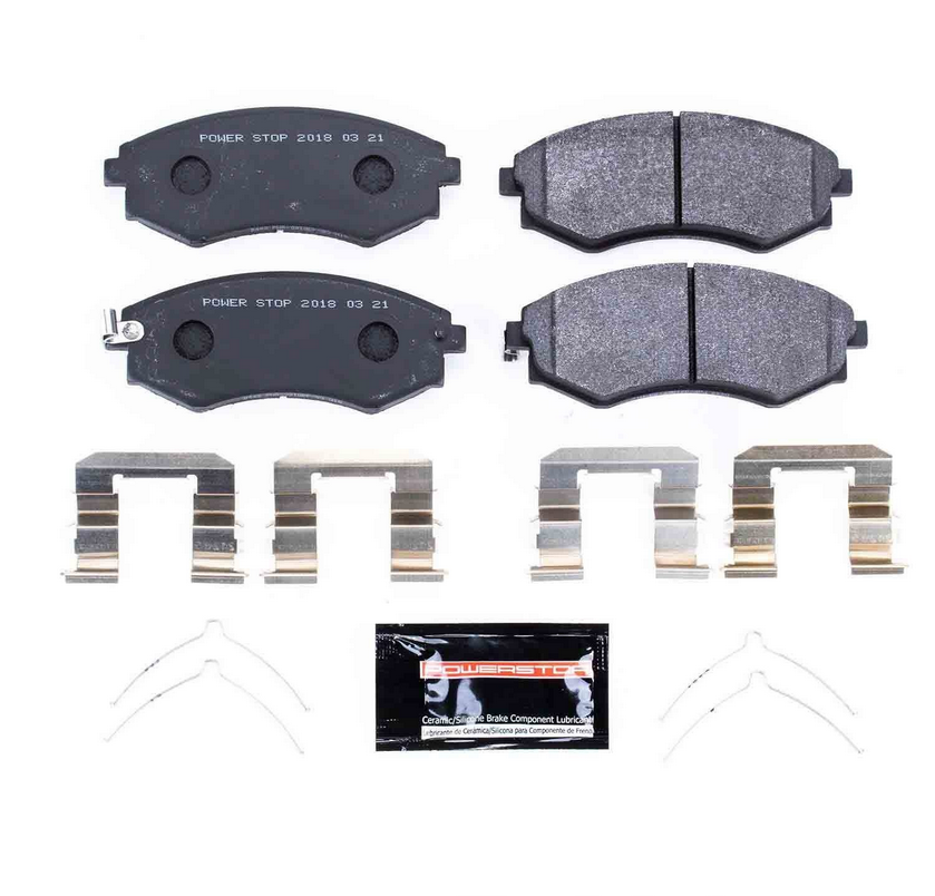Power Stop 97-98 240SX Track Day SPEC Metallic Brake Pads - Front