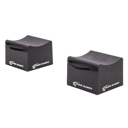 Race Ramps 10in. Tall Supercar Wheel Cribs - Extra Wide (Pair)