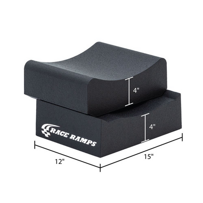Race Ramps 8in. 2-Piece Multi-Purpose Wheel Cribs -1500 lbs Capacity