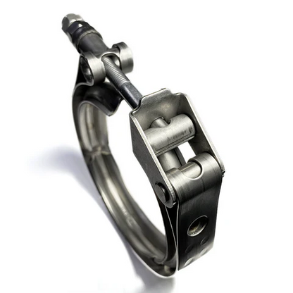 Ticon Industries 5in Stainless Steel V-Band Clamp - Quick Release