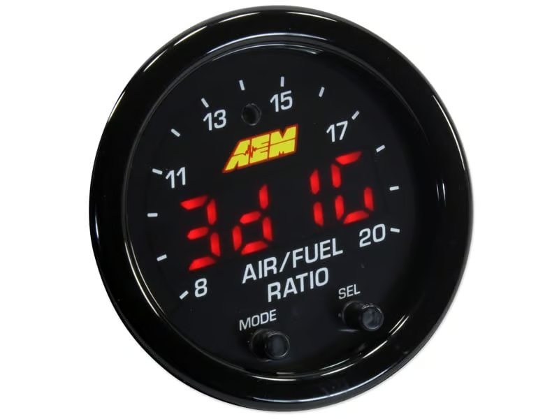AEM X-Series Wideband UEGO AFR O2 Sensor Controller Gauge