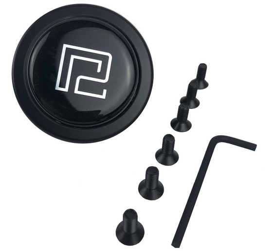 P2M 340mm Competition Steering Wheel - 30mm Dish Black Suede