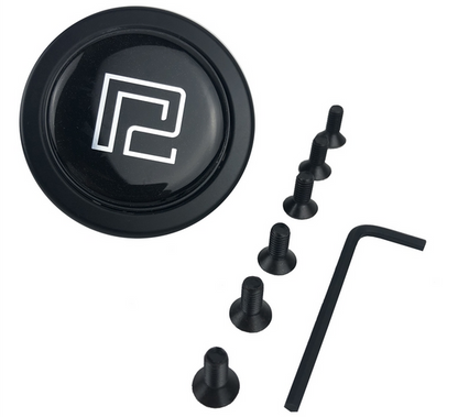 P2M 340mm Competition Steering Wheel - 30mm Dish Black Suede