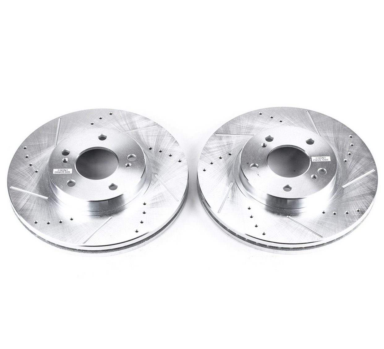 Power Stop Q45 Front Evolution Drilled & Slotted Rotors (for R32 Calipers) - PAIR