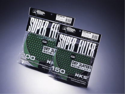 HKS Super Power Flow Filter Replacement Element - DRY 3-Layer 150mm