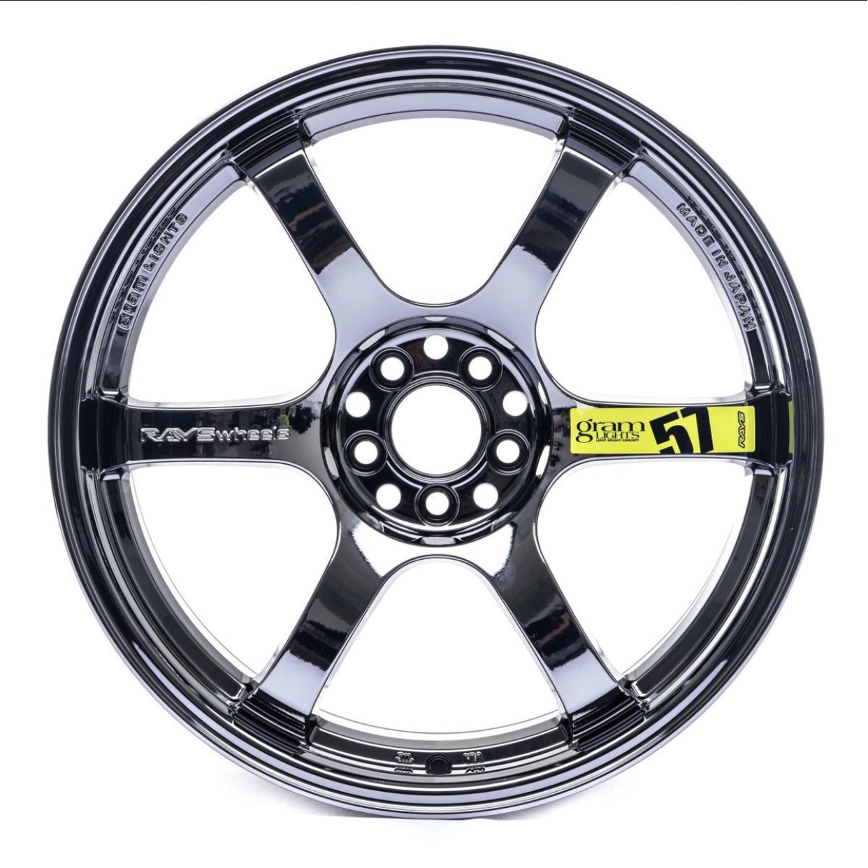 Gram Lights 57DR 17x9.0 +22 5x114.3 Rays Black Metal Coat