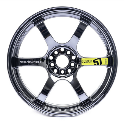 Gram Lights 57DR 17x9.0 +22 5x114.3 Rays Black Metal Coat