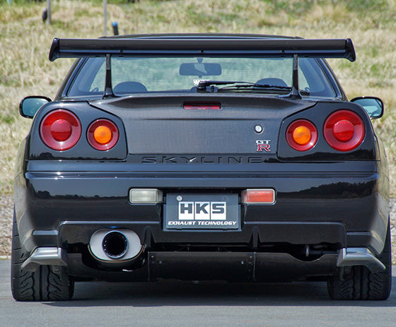 HKS Super Turbo Exhaust Muffler Titanium Edition - GTR R34 RB26DETT