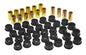 Prothane 89-94 Nissan 240SX S13 Rear Control Arm Bushings - Black