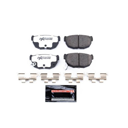 Power Stop 89-98 240SX Z26 Extreme Street Brake Pads w/Hardware - Rear