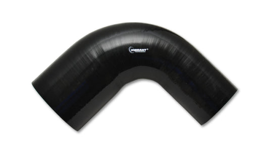 Vibrant 4-Ply Silicone Coupler 90 degree Elbow - 3in I.D. x 4in I.D