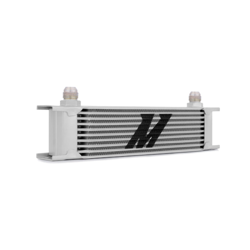 Mishimoto Universal 10 Row Oil Cooler - Silver
