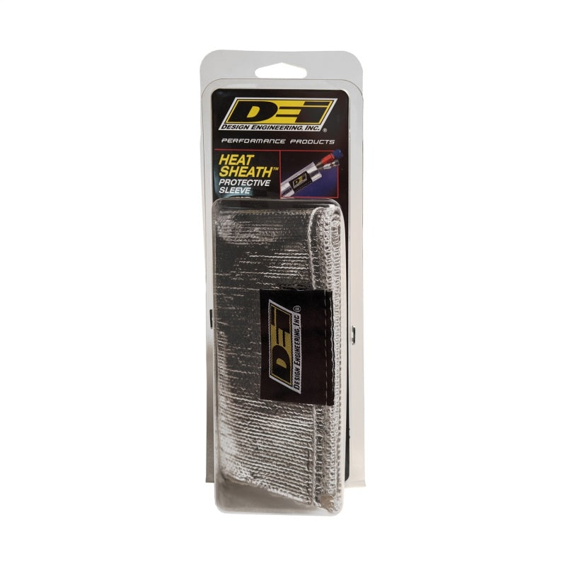 DEI Heat Sheath 1-1/2in I.D. x 3ft - Aluminized Sleeve - Sewn Edge