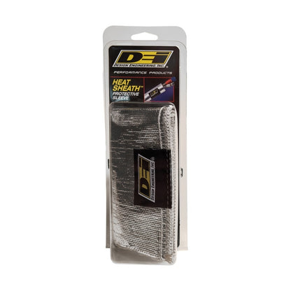 DEI Heat Sheath 1-1/2in I.D. x 3ft - Aluminized Sleeve - Sewn Edge