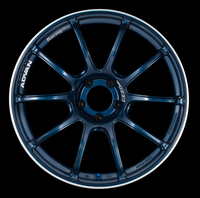 Advan RZII 17x9 +45 5-114.3 Racing Indigo Blue Wheel
