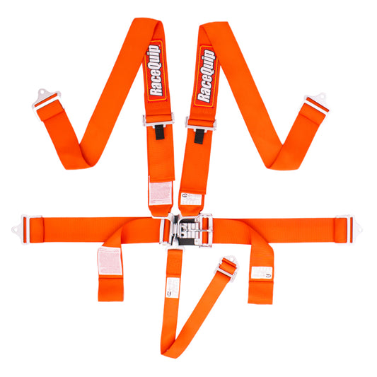 RaceQuip SFI 5pt 3in Harness Seat Belt Latch & Link - Orange
