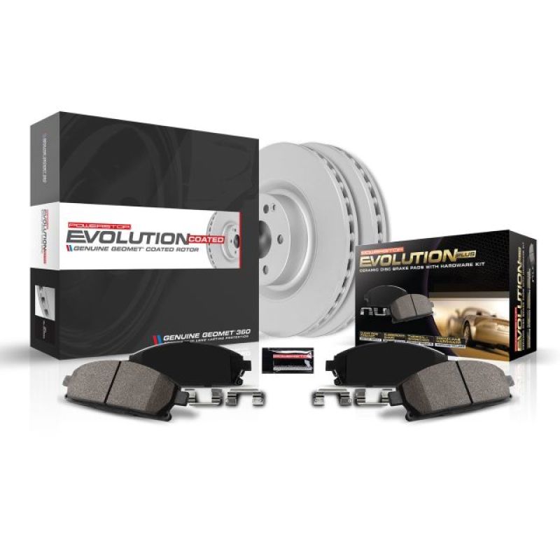 Power Stop 96-98 240SX Z17 Evolution Geomet Coated Brake Kit - Front 4 Lug