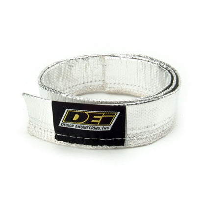 DEI Heat Sheath 3/4in x 3ft - Aluminized Sleeve - Sewn Edge