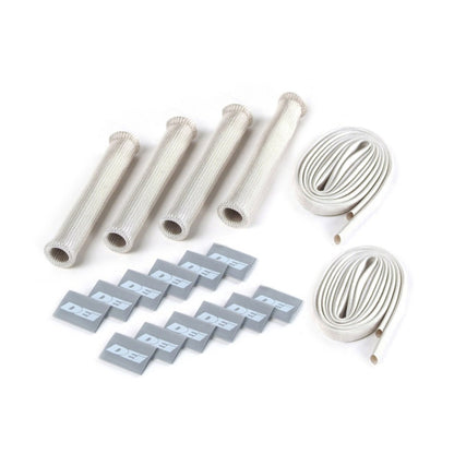 DEI Protect-A-Boot Spark Plug Wire Protector Kit - 4 Cylinder Kit - Silver