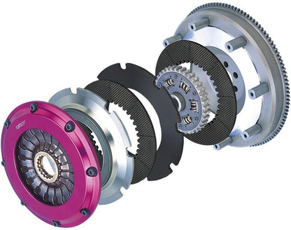 Exedy Nissan R32 Skyline Hyper Single Carbon-R Clutch Rigid Disc Push Type Cover