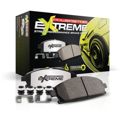 Power Stop Z26 Extreme Street Ceramic Brake Pads w/Hardware 90-96 300ZX Z32 - Rear