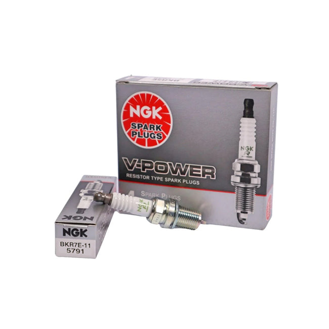 NGK BKR7E-11 V-Power Spark Plug 5791 - Pack/4
