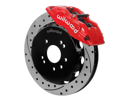 Wilwood Front Big Brake Kit 13.00in Drilled & Slotted Red - 240SX S13 S14