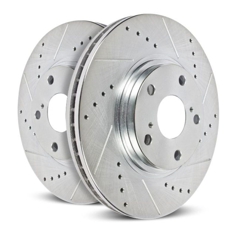 Power Stop 94-98 240SX Extreme Performance Drilled & Slotted Rotors - Pair 5 Lug