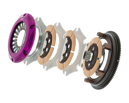 Exedy Toyota 2JZ GTE - Hyper Triple Cerametallic Clutch Rigid Disc 782 ft/lbs