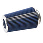 Edelbrock Air Filter - up to 500hp - Pro-Flo Series Conical 10In Tall Blue/Chrome