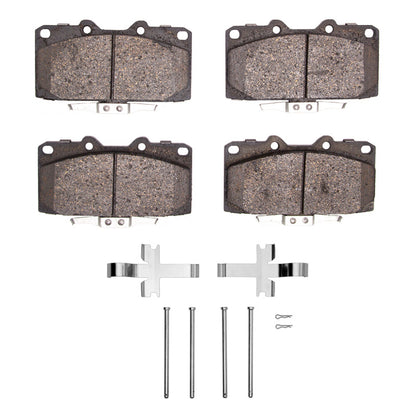DFC 89-96 Nissan 300ZX Turbo Front Active Performance Pads and Hardware Kit