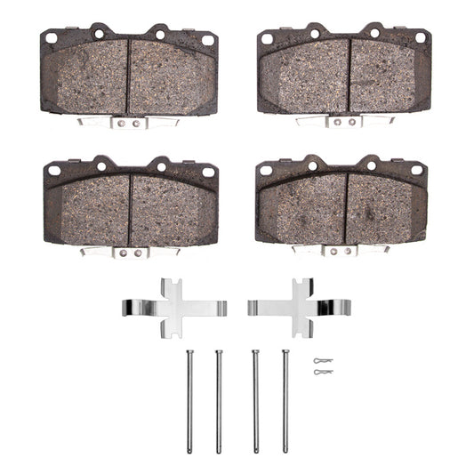 DFC 89-96 Nissan 300ZX Turbo Front Active Performance Pads and Hardware Kit