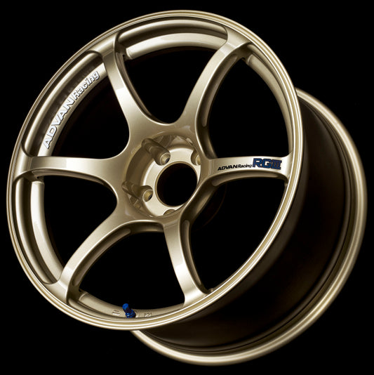 Advan RGIII 17x9.0 +45 5x114.3 Racing Gold Metallic Wheel