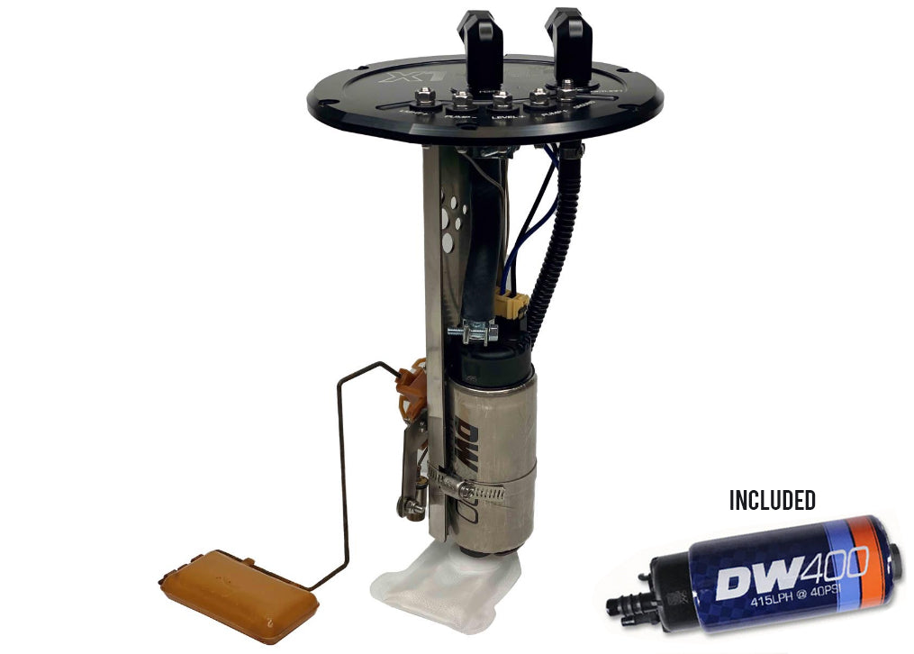DeatschWerks X1 Fuel Tank Hanger w/ DW400 Pump 240sx S13