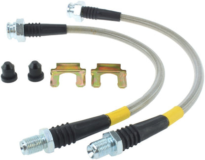 StopTech 89-98 Nissan 240SX (Z32 Upgrade) Stainless Steel Brake Lines - Rear