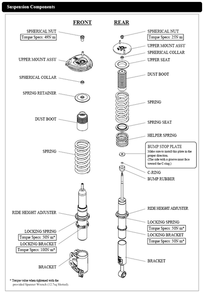 HKS Hipermax D' NOB Spec Inverted Coilovers Kit - S15