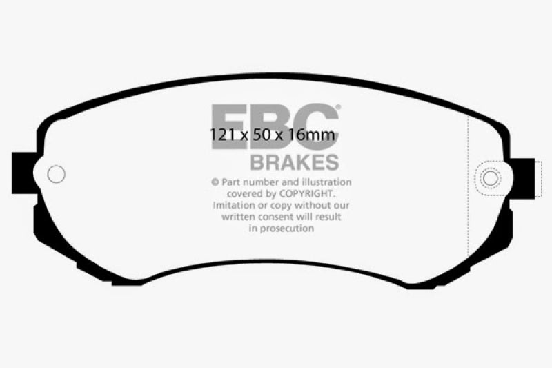 EBC Ultimax2 Front Brake Pads - 89-96 240sx S13 / S14