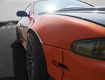 Origin S14 Zenki Front Fenders +75mm Type 4 (Include Finishers) PAIR