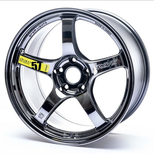 Gram Lights 57CR Limited 17X9.0 +38 5x114 Rays Black Metal Coat