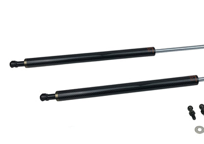 P2M 95-98 S14 240SX Engine Hood Strut Damper - Carbon Series