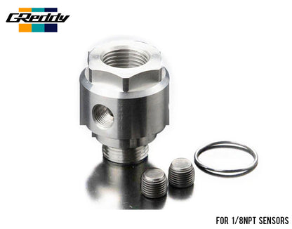 GReddy 1/8PT Multiple Oil Sensor Adapter Fitting M18xP1.5