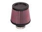K&N High Flow Universal Air Filter 2.5in Inlet / 6in Base / 5in Top / 5in Height