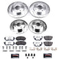 Power Stop 89-96 240SX Z26 Street Warrior Drilled & Slotted Brake Kit - Front & Rear 4 Lug